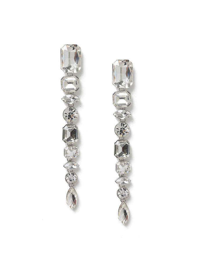 Liars & Lovers Crystal Stone Drop Earrings Jewellery Liars & Lovers