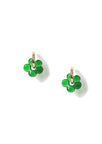 Liars & Lovers Green Resin Flower Hoop Earrings Jewellery Liars & Lovers