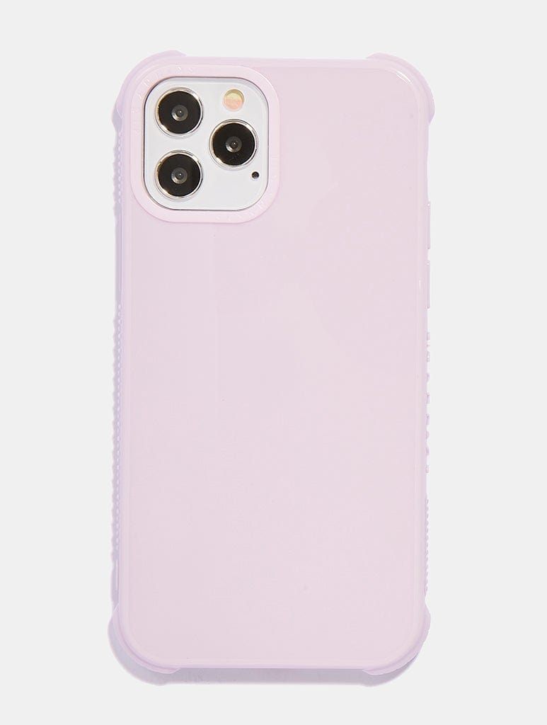 Lilac Block Colour Recycled Shock iPhone Case, iPhone 12 / 12 Pro Case