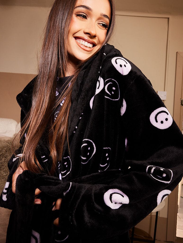 Happy Face Dressing Gown, L