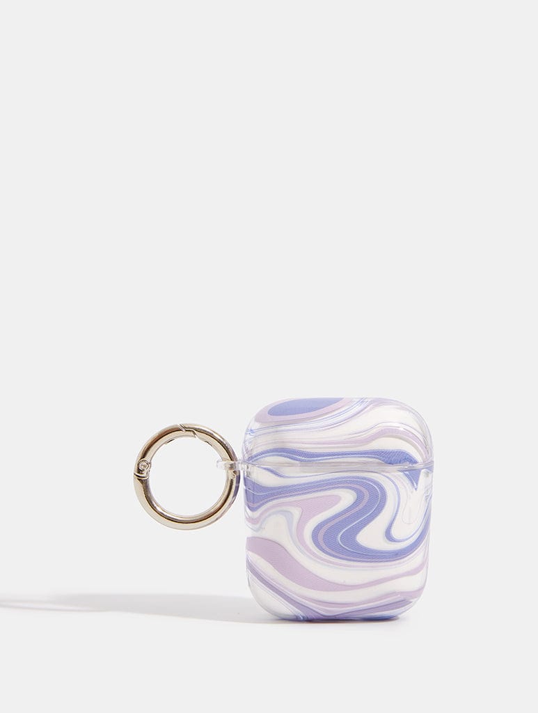 Lilac Swirl Airpods Case