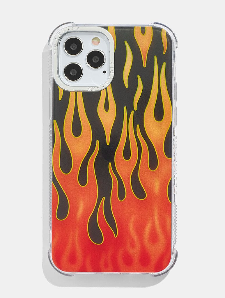 Midnight Flame Shock iPhone Case, iPhone 13 Pro Case