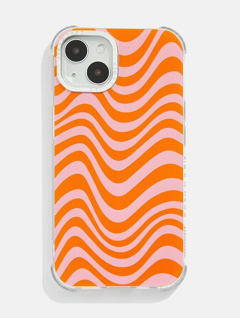 Pink And Orange Swirl Shock iPhone Case, iPhone 12 Pro Max Case