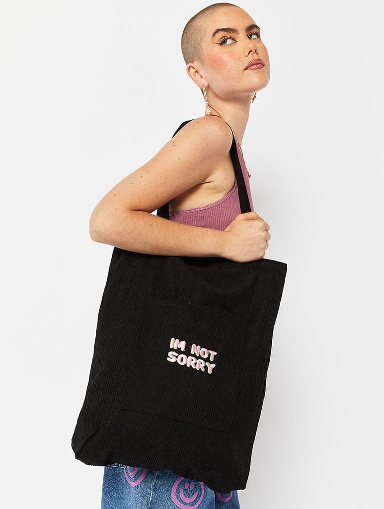 Sassy Cord Shopper Bag