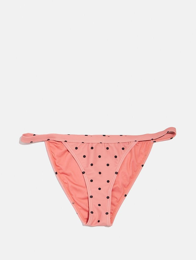 St Barts Peach Bikini Bottoms, 14-16