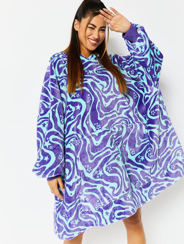 Star Swirl Blanket Hoodie