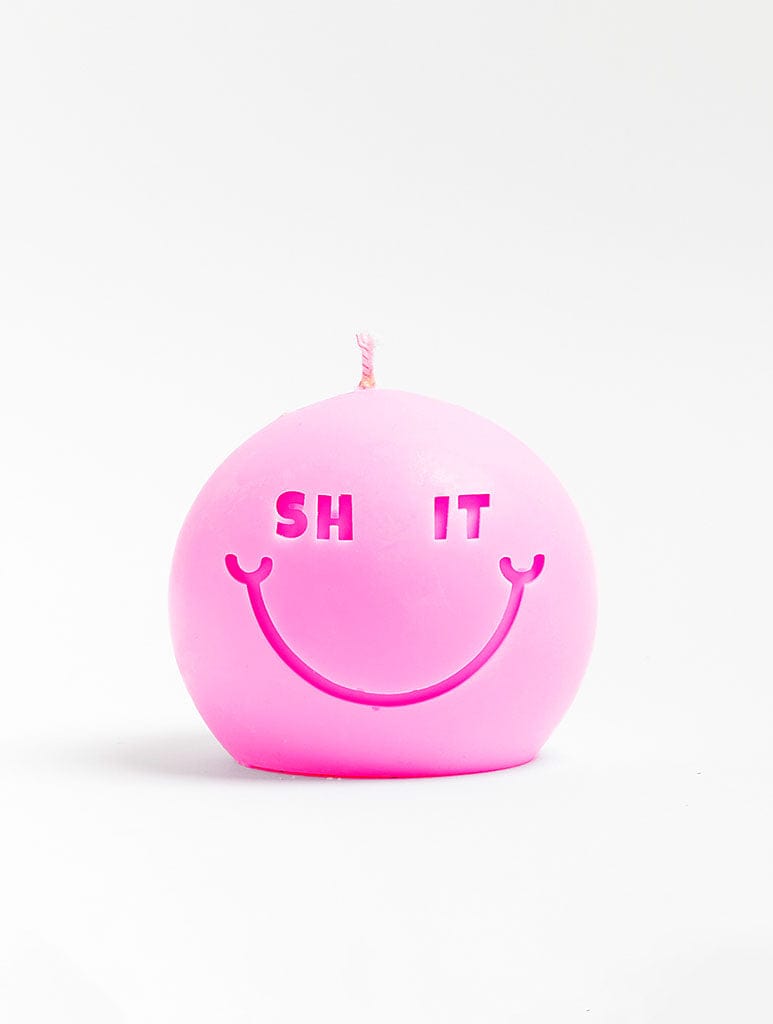 Wavey Casa Little Shit Head Candle - Pink