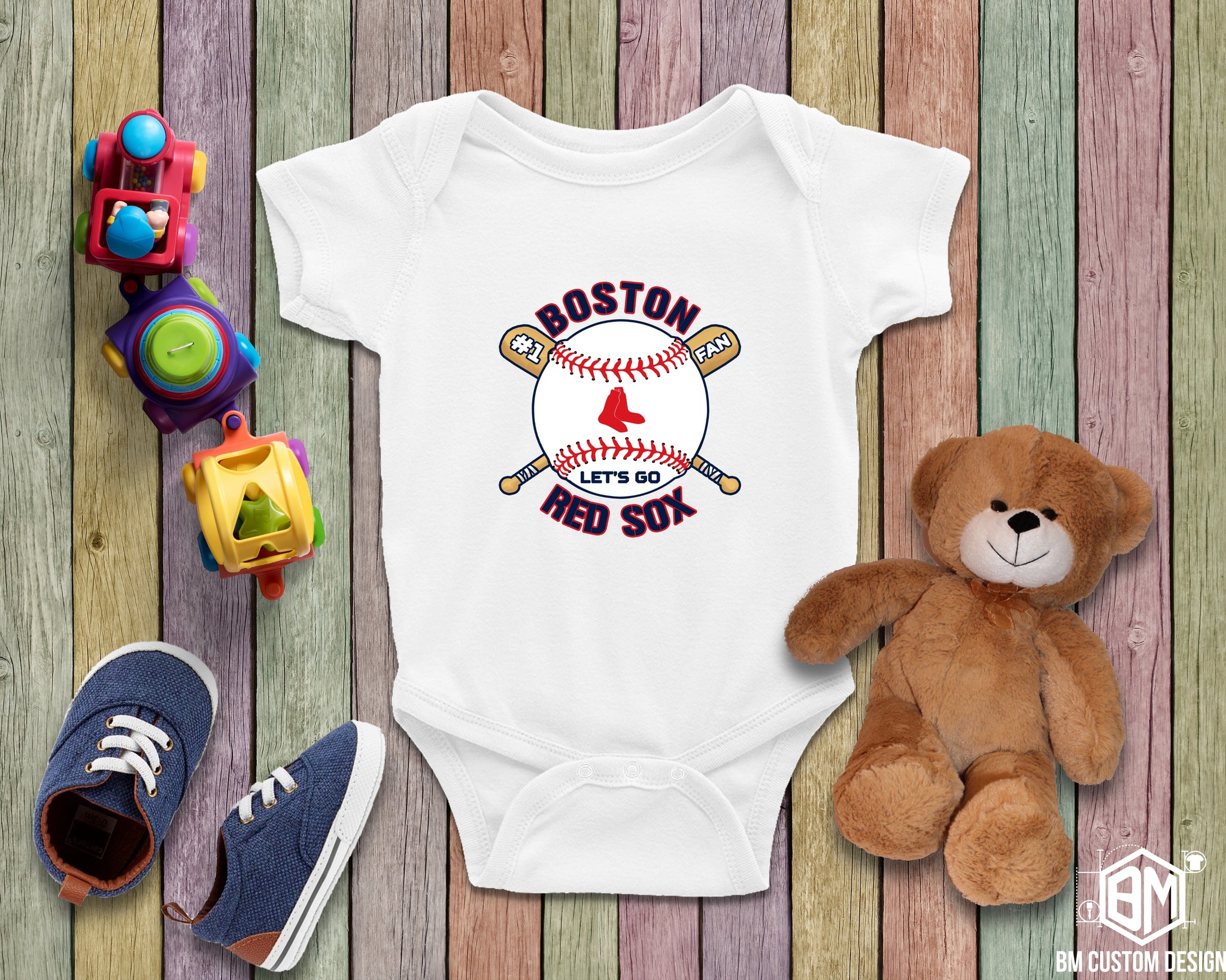 personalized red sox jersey baby