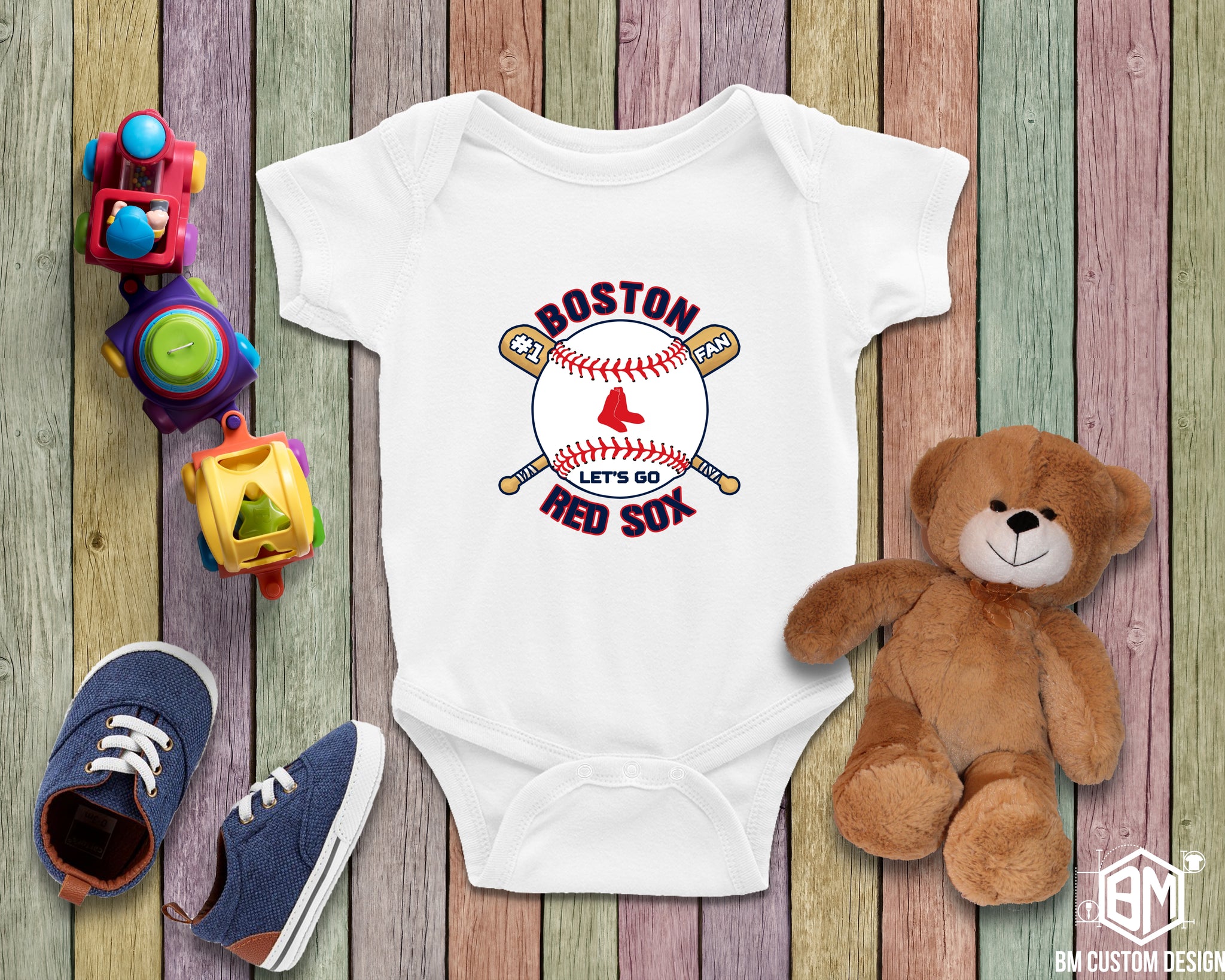 personalized infant red sox jersey