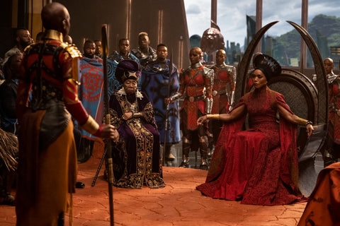 The throne room from Wakanda Forever