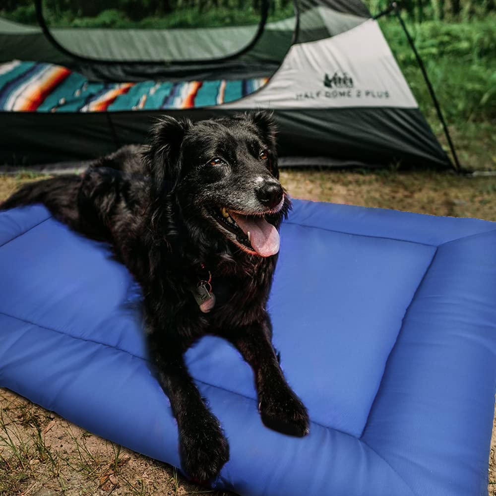 Dog Bed Foldable Travel Dog Mat With Buckle Handle 90*60cm LawrenceMarket