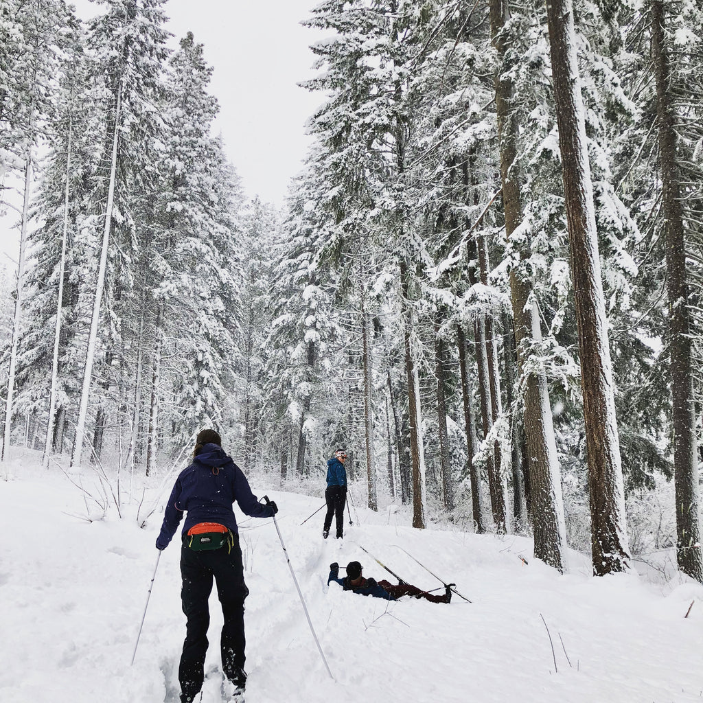 a mountain adventure with a pioneer 9 hip pack