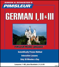 Pimsleur GERMAN Ⅰ〜Ⅲ ピンズラー ドイツ語-