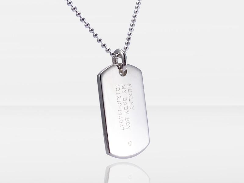 Dog Tags and Silver Chain-Issue