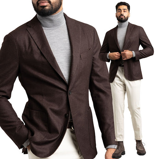 Boglioli Burgundy Wool K-Jacket