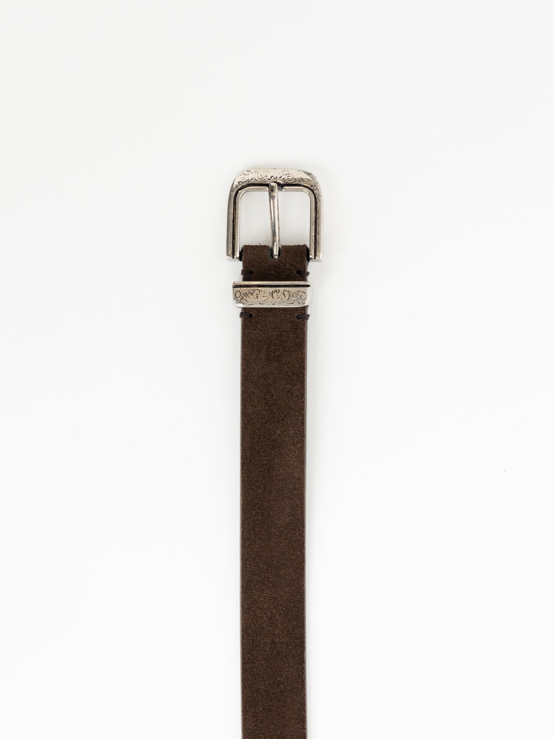 Brown Pull-Up Calfskin Belt