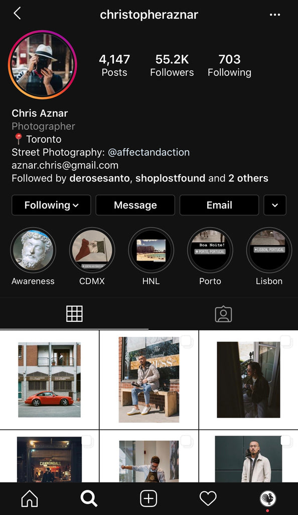 Chris Aznar instagram