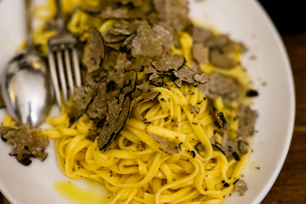 Tagliolini al Tartufo (Pasta in a truffle butter sauce)