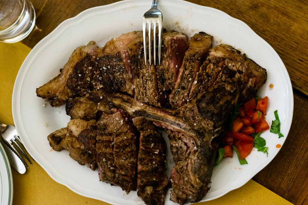 A 1.8 kilo Bistecca Florentine