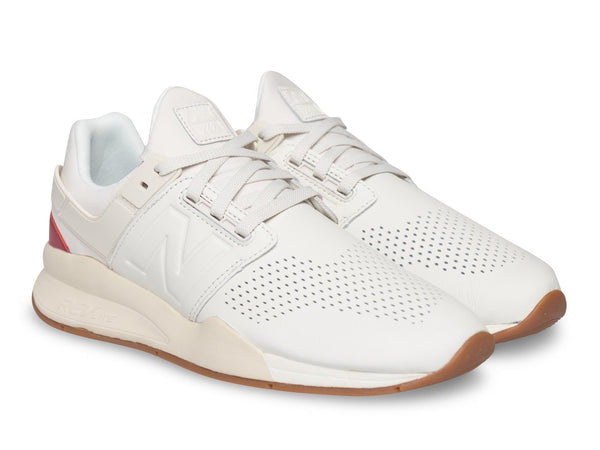 New Balance 247 white sneakers