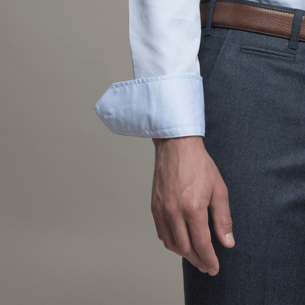How to roll dress shirt sleeves - gif
