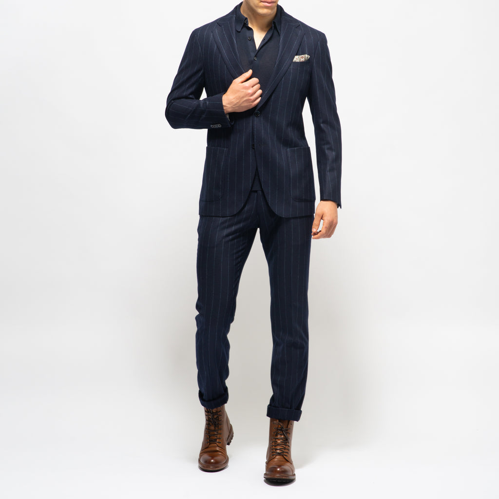 Luigi Bianchi Dream Suit-  pinstripe casual style