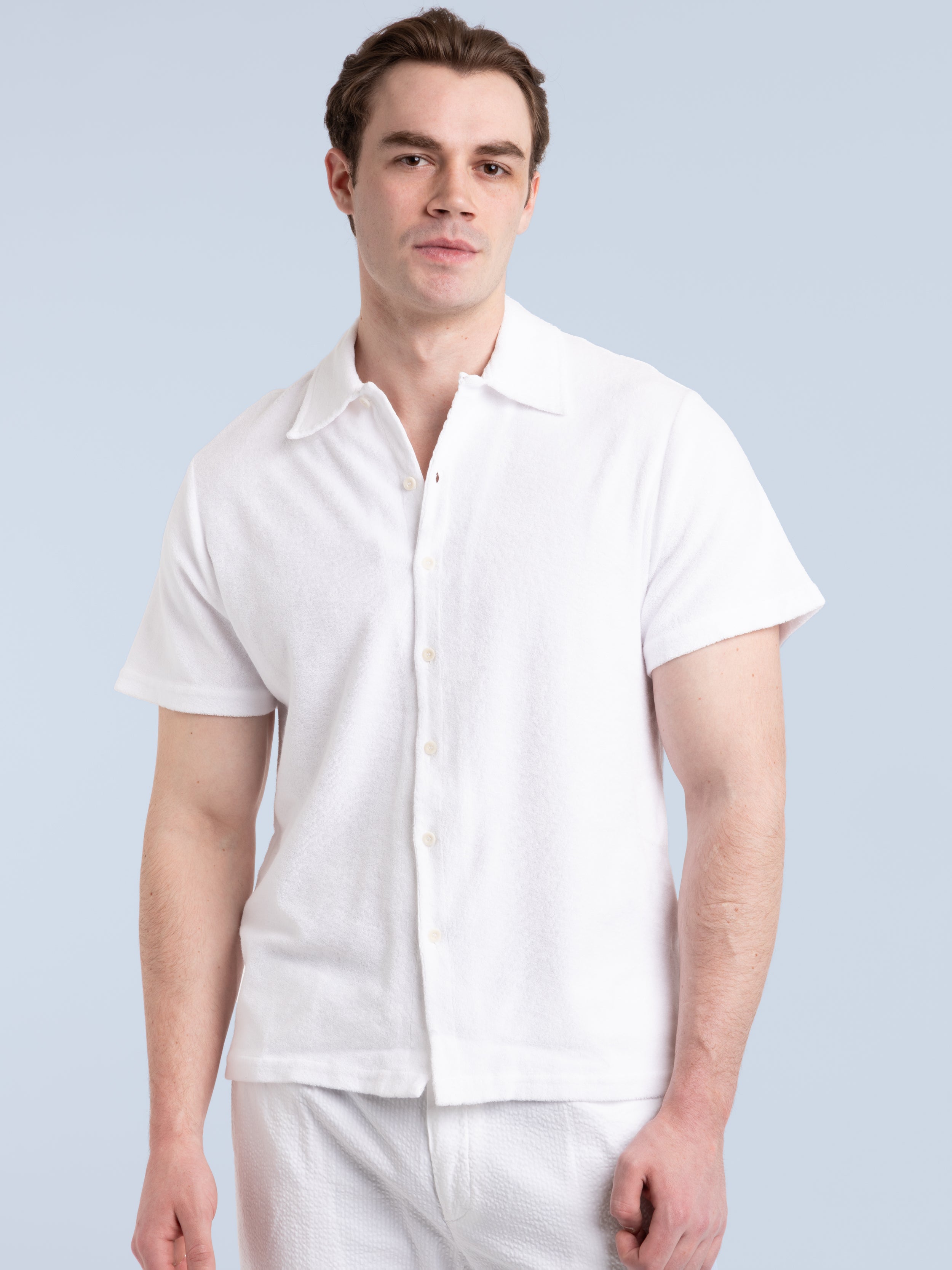 White Terry Shirt