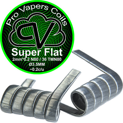 Super Flat - Resistencias Artesanales - Pro Vapers | RA-PVC-SF-01