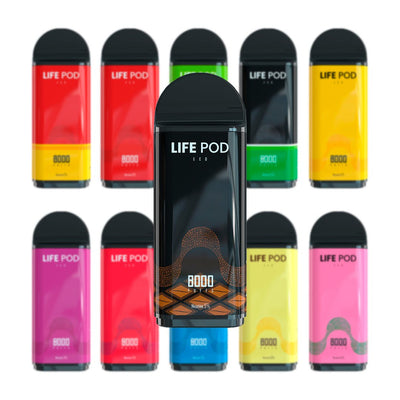 Life Pod - Eco Pod 8000 PUFF - Vape Desechable - Life Pod | EQC-LIPO-ECO-PODS-BAI