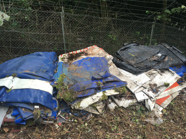 Scrap lorry curtains