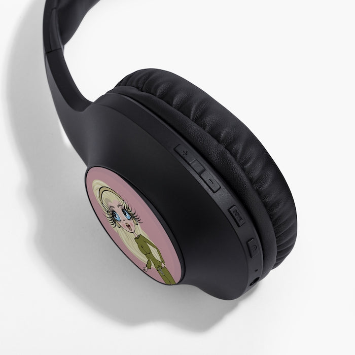 ClaireaBella Pink Personalised Wireless Headphones - Image 4