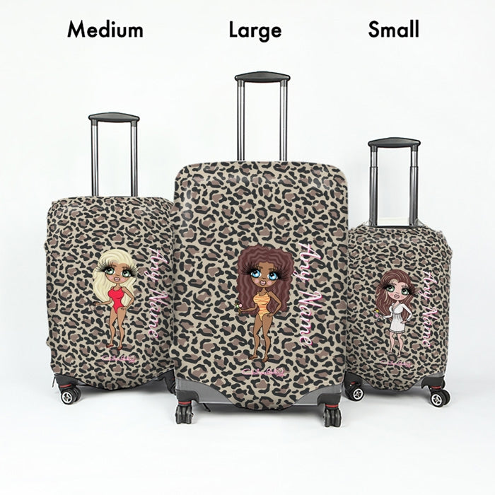 small leopard print suitcase