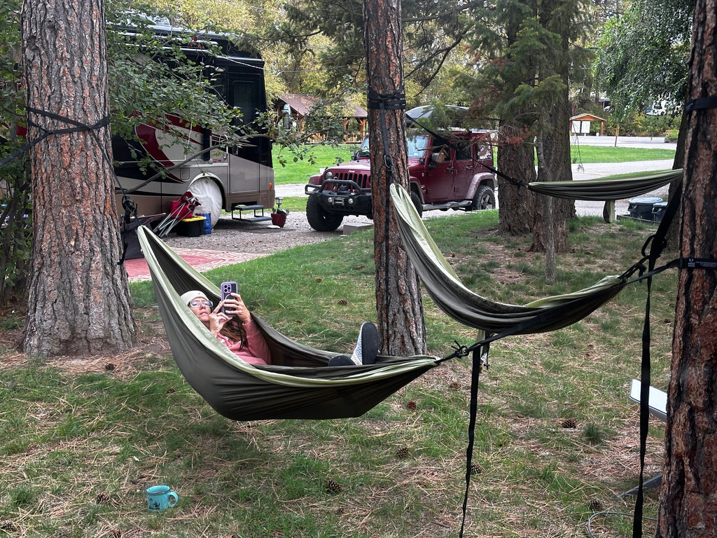 Hammock Universe Setup at Rocky Mountain Hi Campground and RV Park