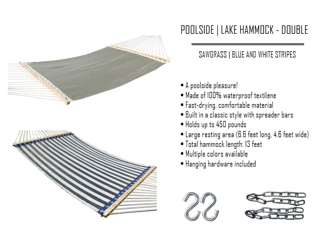 Poolside | Lake Hammock With 3-Beam Stand