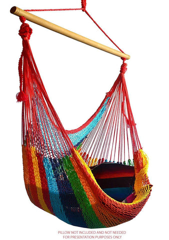 Rainbow hammock chair