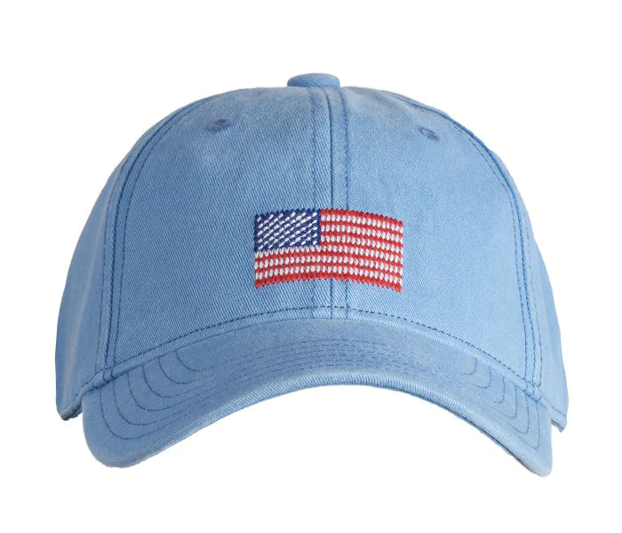 Light Blue American Flag Hat