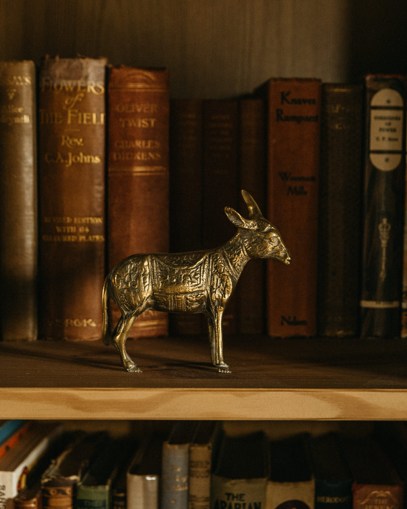 antique brass figurine