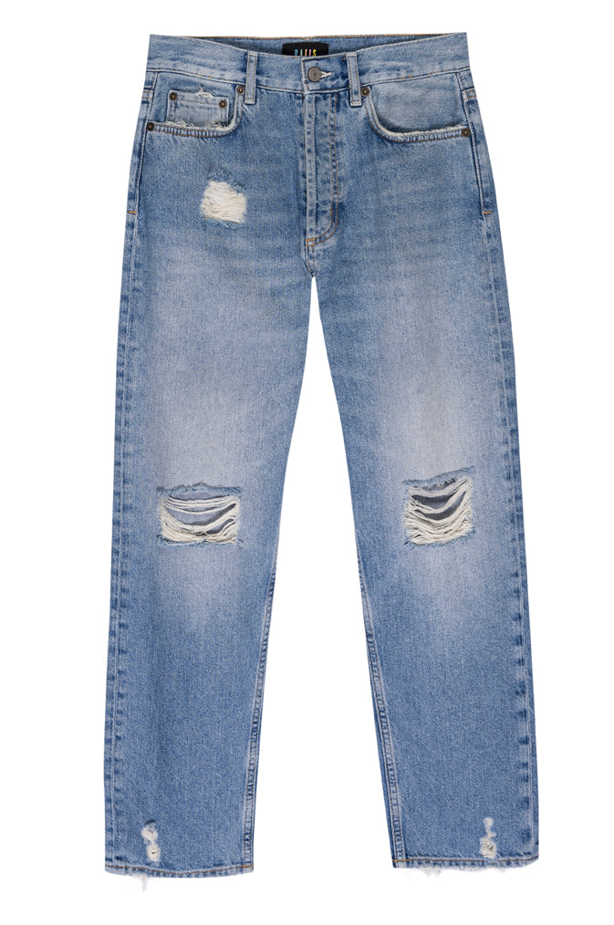 THE ATWATER - SLOUCHY STRAIGHT - ORIGINAL BLUE DISTRESSED