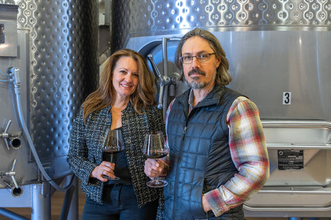 Rachel & Geoff Davies of Stellareese Wine