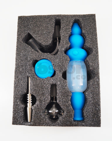 Silicone Nectar Collector Kit with Bubbler Attachment ...