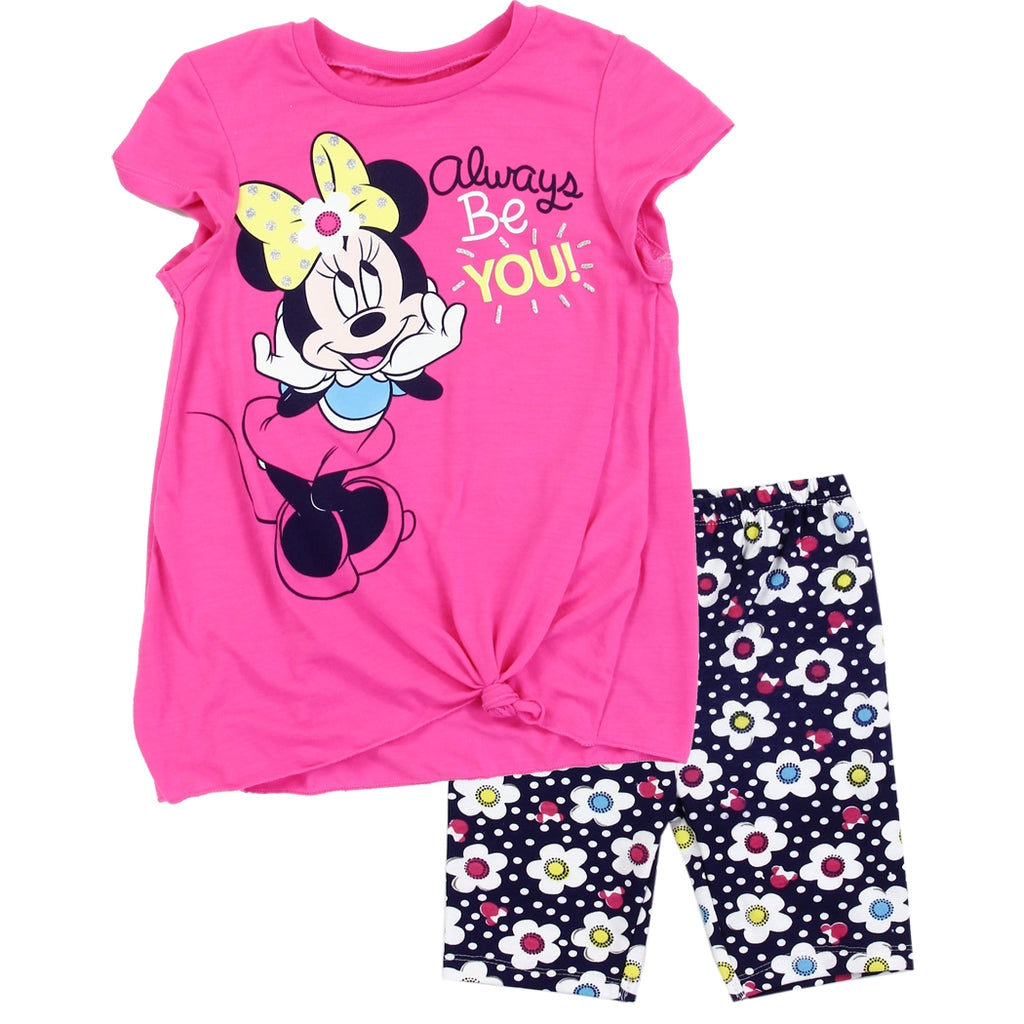 Disney Minnie Mouse Baby Girls 12-24M Bike Shorts Set | LoCo Apparel