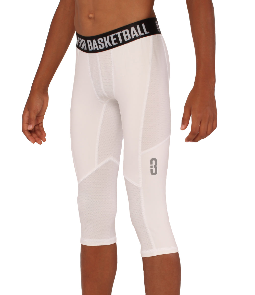 compression pants white