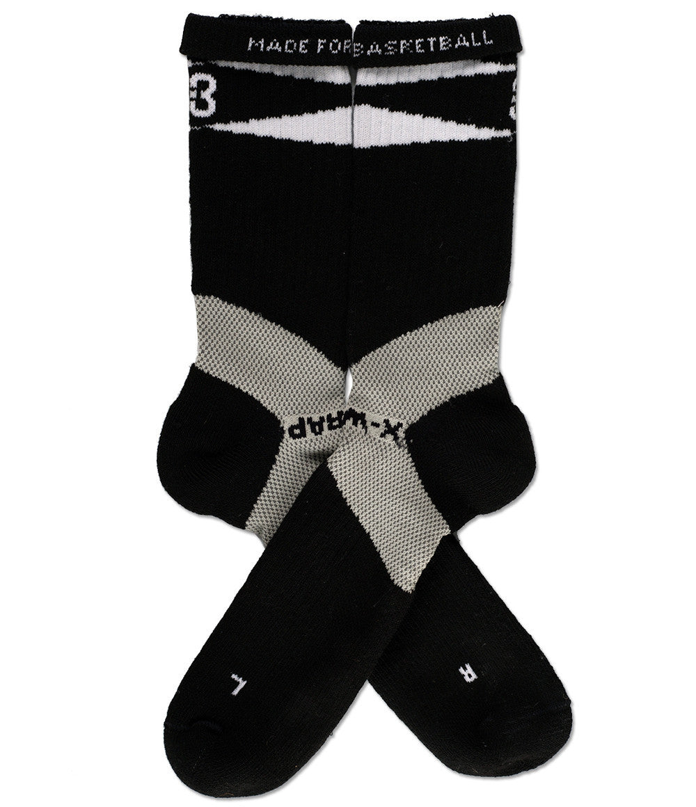 black and white basketball socks