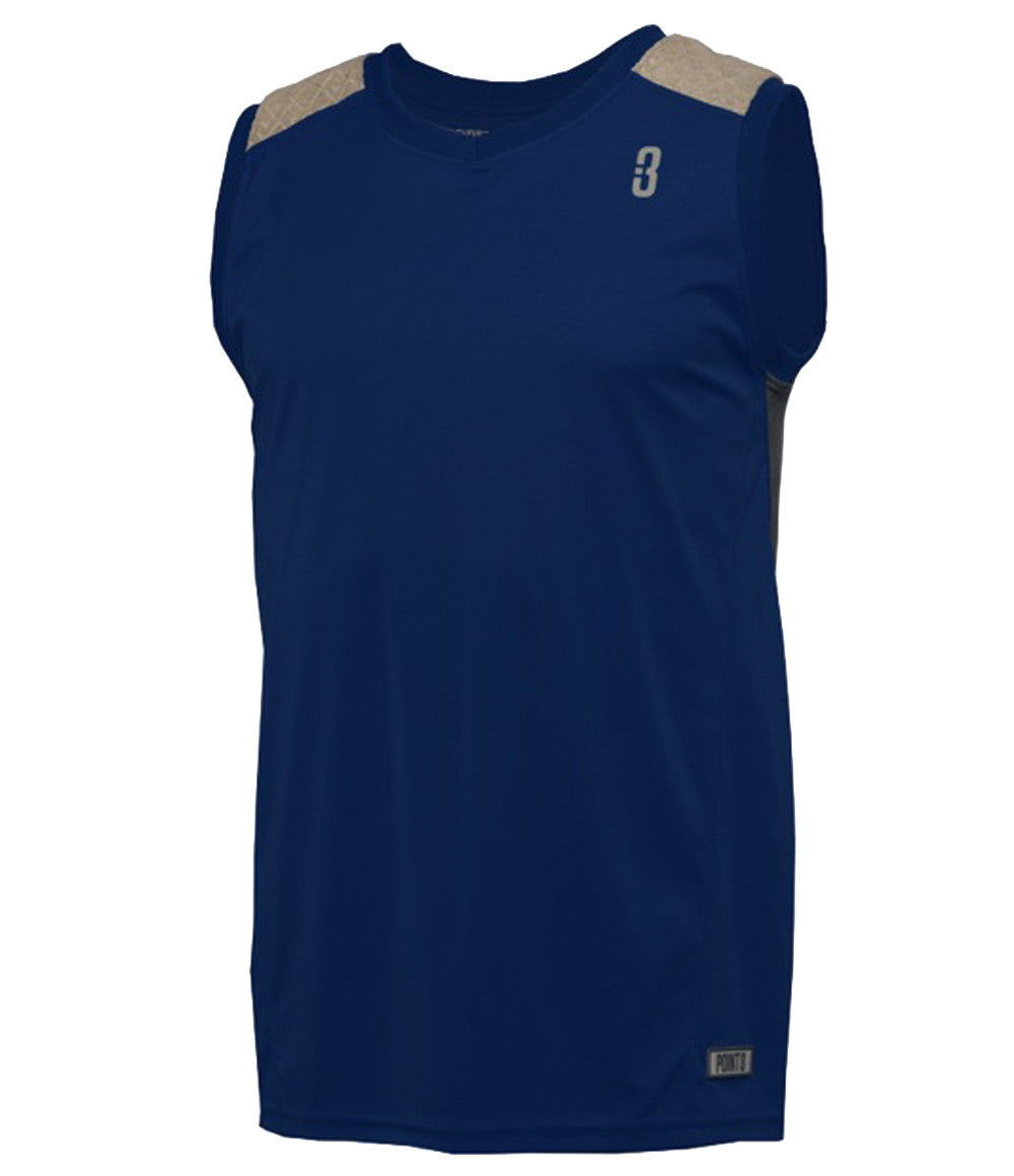 navy blue and grey jersey