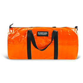 Orange Mini Duffle Purse