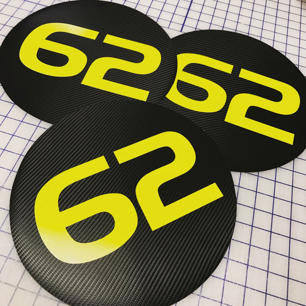 Vinyl Number Decal Roundels – TrackDecals