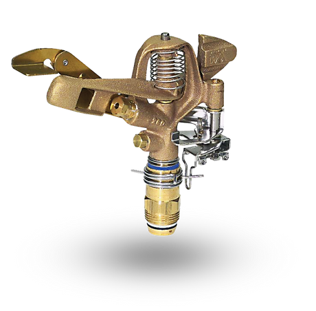 3/4 BSPF Brass Impact Sprinkler - Full & Part Circle. Code IRR-SPR075BR
