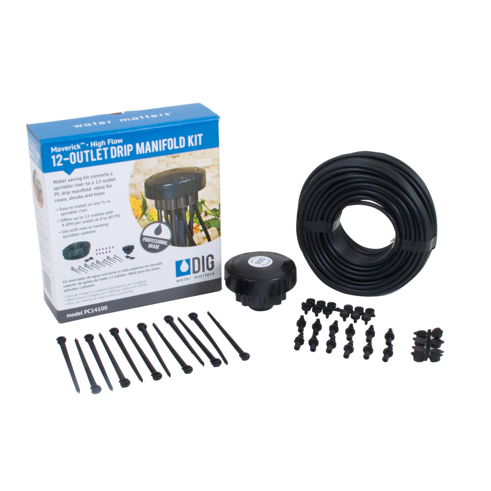 sprinkler riser to drip conversion kit