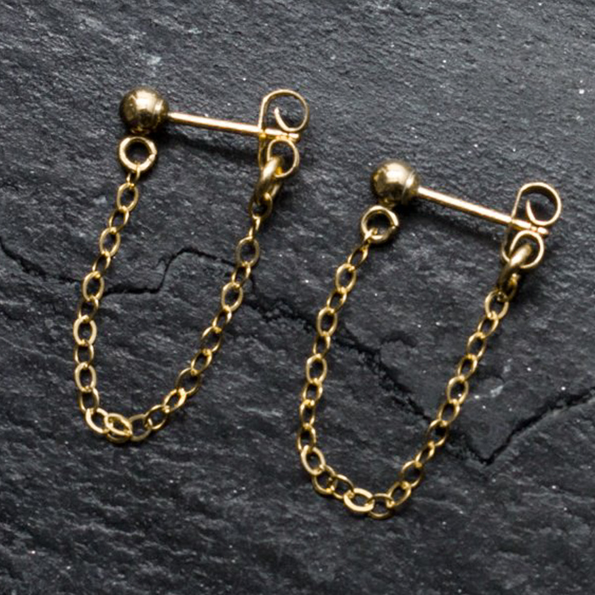 Circle Curb Chain Earrings – City Slickers Los Angeles