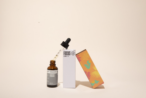 Verma Farms CBD Oil with packaging